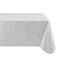 Threadmade Home Camile Floral Scroll Damask Pattern Vinyl Indoor/Outdoor Tablecloth, Gray/White - 52"W x 52"L Square